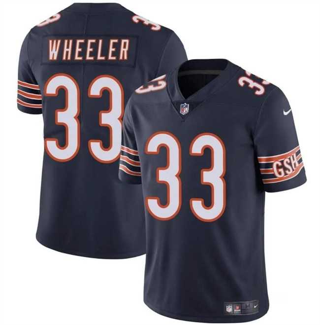 Men & Women & Youth Chicago Bears #33 Ian Wheeler Navy Vapor Football Stitched Jersey->chicago bears->NFL Jersey